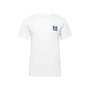 HELLY HANSEN Funkční tričko  bílá / noční modrá / tyrkysová
