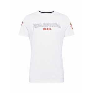 Redefined Rebel Tričko 'Aden'  bílá / černá / červená