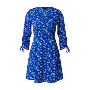 Dorothy Perkins Šaty 'BLUE CHANNEL RUCHED SLEEVED DRESS'  královská modrá