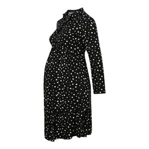 Dorothy Perkins Košilové šaty  černá / bílá