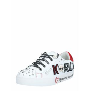 Karl Lagerfeld Tenisky 'SKOOL'  černá / bílá / červená