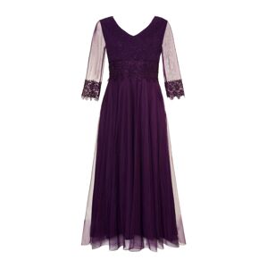 Ulla Popken Společenské šaty  tmavě fialová