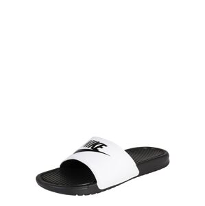 Nike Sportswear Pantofle 'Benassi Just Do It'  bílá / černá