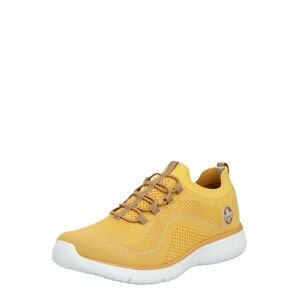 RIEKER Slip on boty  žlutá / bílá