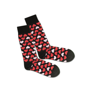 DillySocks Ponožky  růžová / černá / červená