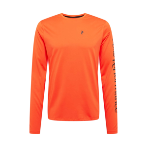 PEAK PERFORMANCE Funkční tričko 'Alum'  oranžově červená / čedičová šedá