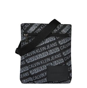 Calvin Klein Jeans Taška přes rameno 'MICRO FLATPACK W/PCKT'  černá