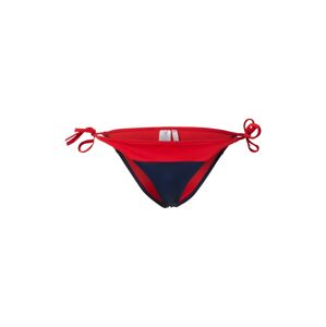 Tommy Hilfiger Underwear Spodní díl plavek 'CHEEKY SIDE TIE'  červená / modrá