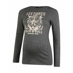 Supermom Tričko 'Les Tigres'  šedý melír / světle růžová
