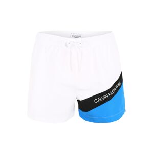 Calvin Klein Underwear Plavecké šortky  modrá / černá / offwhite
