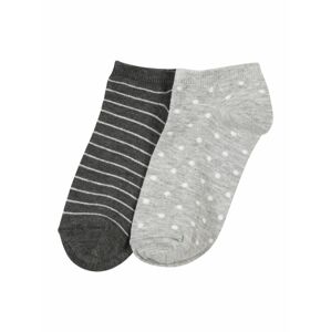 ABOUT YOU Ponožky  šedá / bílá / antracitová