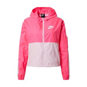 Nike Sportswear Přechodná bunda  pink / bílá