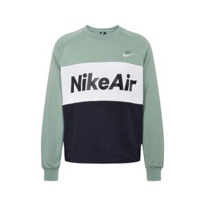 Nike Sportswear Mikina  bílá / pastelová modrá / černá