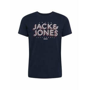 JACK & JONES Tričko 'JORVENICEBEACH'  námořnická modř