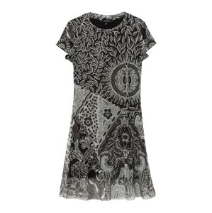 Desigual Letní šaty 'PARIS'  černá / šedá