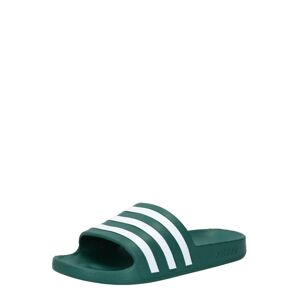 ADIDAS PERFORMANCE Plážová/koupací obuv 'Adilette Aqua'  tmavě zelená / bílá