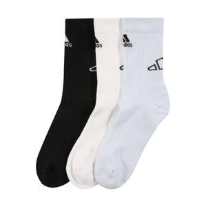 ADIDAS PERFORMANCE Sportovní ponožky  černá / bílá / azurová