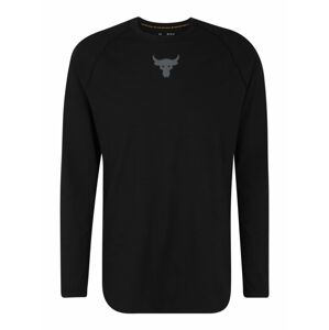 UNDER ARMOUR Funkční tričko 'Project Rock Charged'  černá / tmavě šedá