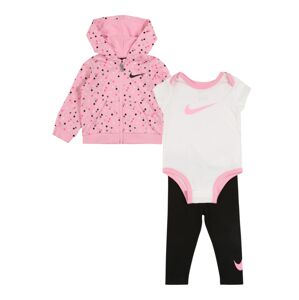 Nike Sportswear Sada 'FRENCH TERRY'  pink / černá