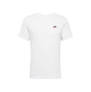 Nike Sportswear Tričko 'Heritage'  bílá / námořnická modř / melounová