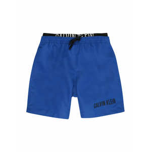 Calvin Klein Swimwear Plavecké šortky  modrá / černá / bílá