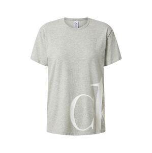 Calvin Klein Underwear Tričko na spaní  šedá / bílá