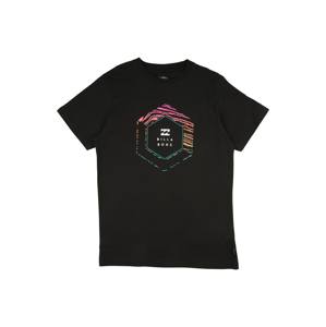 BILLABONG Funkční tričko  černá / pink / oranžová / bílá