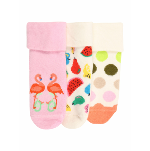 Happy Socks Ponožky 'Flamingo & Fruits'  pink / mix barev / pudrová