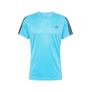 ADIDAS PERFORMANCE Funkční tričko 'Run 3S M'  azurová modrá / tmavě modrá