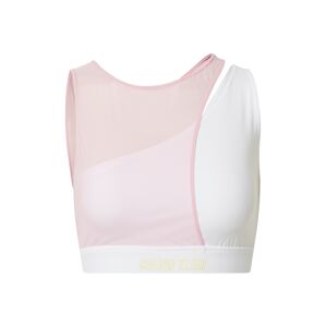 Calvin Klein Performance Sportovní podprsenka  offwhite / pastelově růžová / zlatá