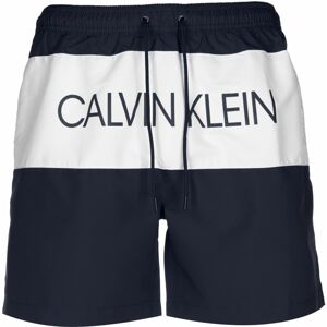 Calvin Klein Swimwear Plavecké šortky ' Medium Drawstring '  marine modrá