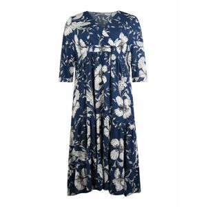 Z-One Letní šaty 'Miriam'  modrá / černá / bílá