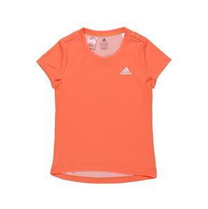 ADIDAS PERFORMANCE Funkční tričko 'Aeroready'  oranžová / bílá