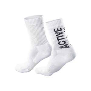 LASCANA ACTIVE Sportovní ponožky  bílá / černá