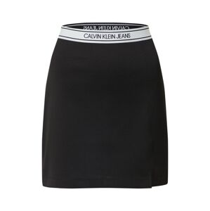 Calvin Klein Jeans Sukně 'Milano'  bílá / černá