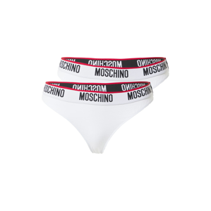 Moschino Underwear Tanga  offwhite / grenadina / černá