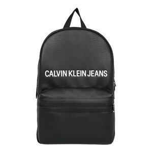 Calvin Klein Jeans Batoh 'Campus'  černá / bílá