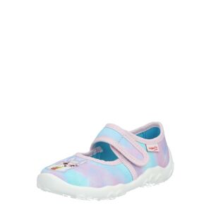 SUPERFIT Pantofle 'BONNY'  aqua modrá / pink / fialová / bílá / žlutá
