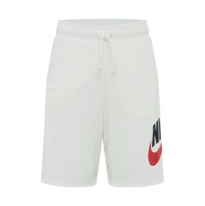 Nike Sportswear Kalhoty 'Alumni'  bílá / černá / červená