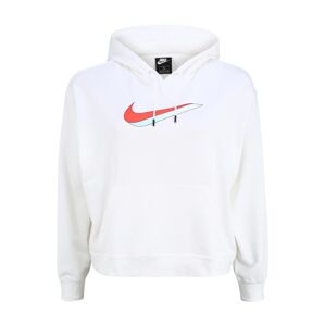 Nike Sportswear Mikina  bílá / červená / černá