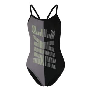 Nike Swim Sportovní plavky 'Nike Rift'  šedá / černá