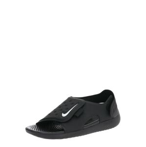 NIKE Plážová/koupací obuv 'Sunray Adjust 5'  bílá / černá