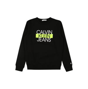 Calvin Klein Jeans Mikina 'INSTITUTIONAL BLOCK'  černá