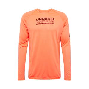 UNDER ARMOUR Funkční tričko  oranžově červená / černá