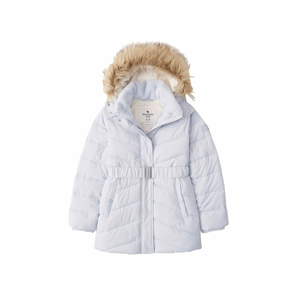 Abercrombie & Fitch Zimní bunda 'ADVENTURE'  světlemodrá / barva bílé vlny