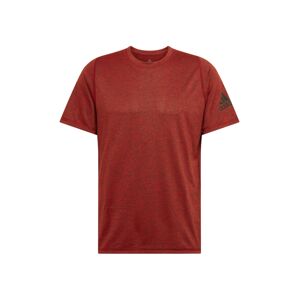 ADIDAS PERFORMANCE Funkční tričko  černá / burgundská červeň / pastelově červená