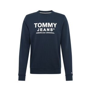 Tommy Jeans Mikina 'Essential Graphic'  bílá / námořnická modř
