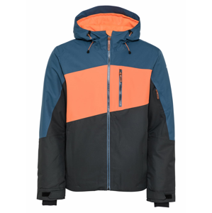 ICEPEAK Outdoorová bunda  modrá / svítivě oranžová / černá