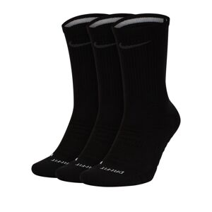 NIKE Sportovní ponožky  černá / šedý melír / bílá