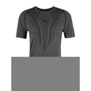 PUMA Funkční tričko 'Train'  černý melír / antracitová